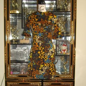 NWT MISS SELFRIDGE BLACK FLORAL DRESS US6 UK10